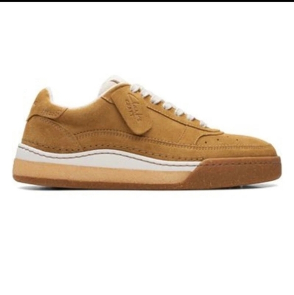 Clarks Other - Clark's Craft Court Lace Oakmoss Suede